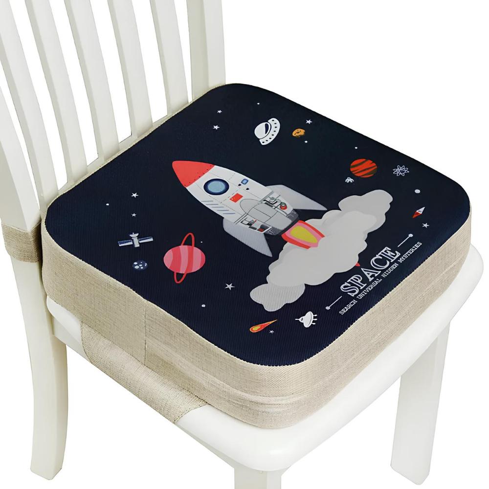 Happy Tiny Mart Cotton Polyester Portable Chair Booster Cushion for Children
