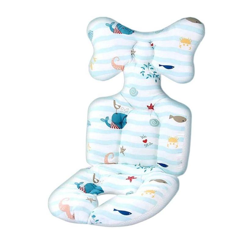 Cotton and Silk Cotton Breathable Stroller Cushion for Airflow and Support