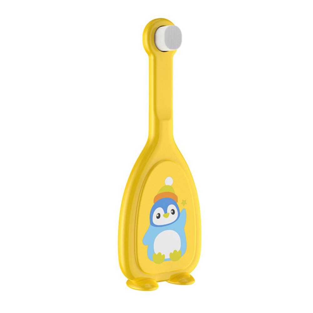 Silicone U-Shaped Manual Toothbrush for Children with 360 Degree Cleaning Function