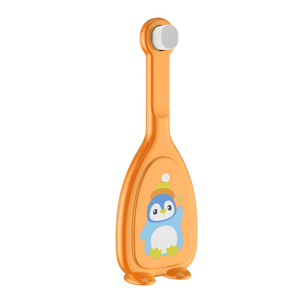 Silicone U-Shaped Manual Toothbrush for Children with 360 Degree Cleaning Function