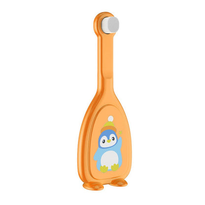 Silicone U-Shaped Manual Toothbrush for Children with 360 Degree Cleaning Function