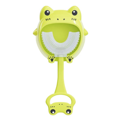 Happy Tiny Mart Food Grade Silicone U-Shaped Manual Training Toothbrush for Children