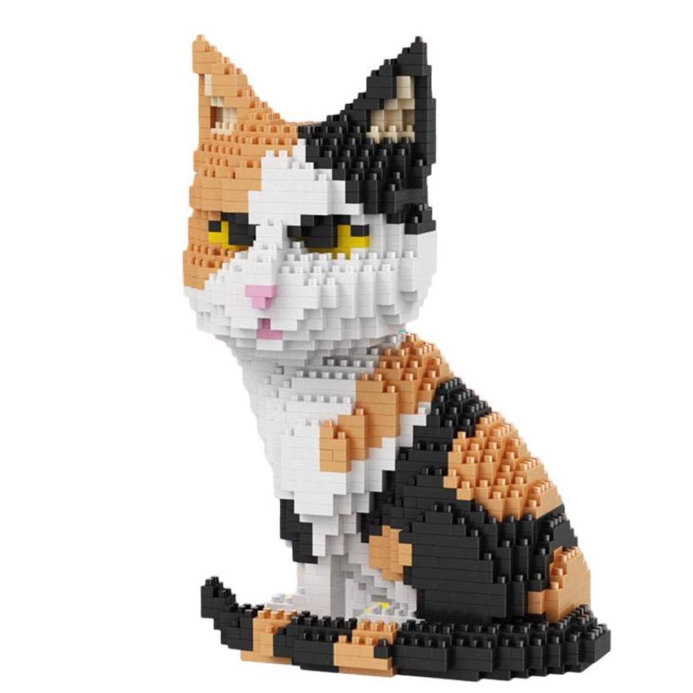 Happy Tiny Mart ABS Plastic Animal Building Block Kit For Pet Models