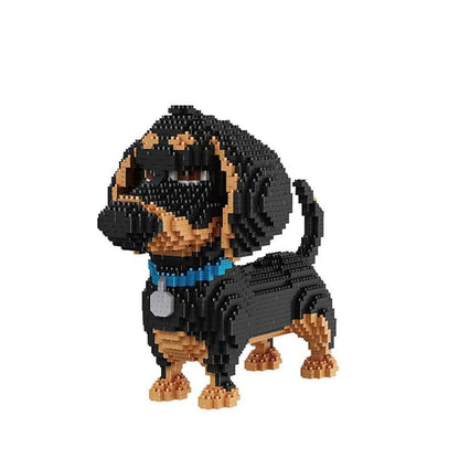 Happy Tiny Mart ABS Plastic Animal Building Block Kit For Pet Models
