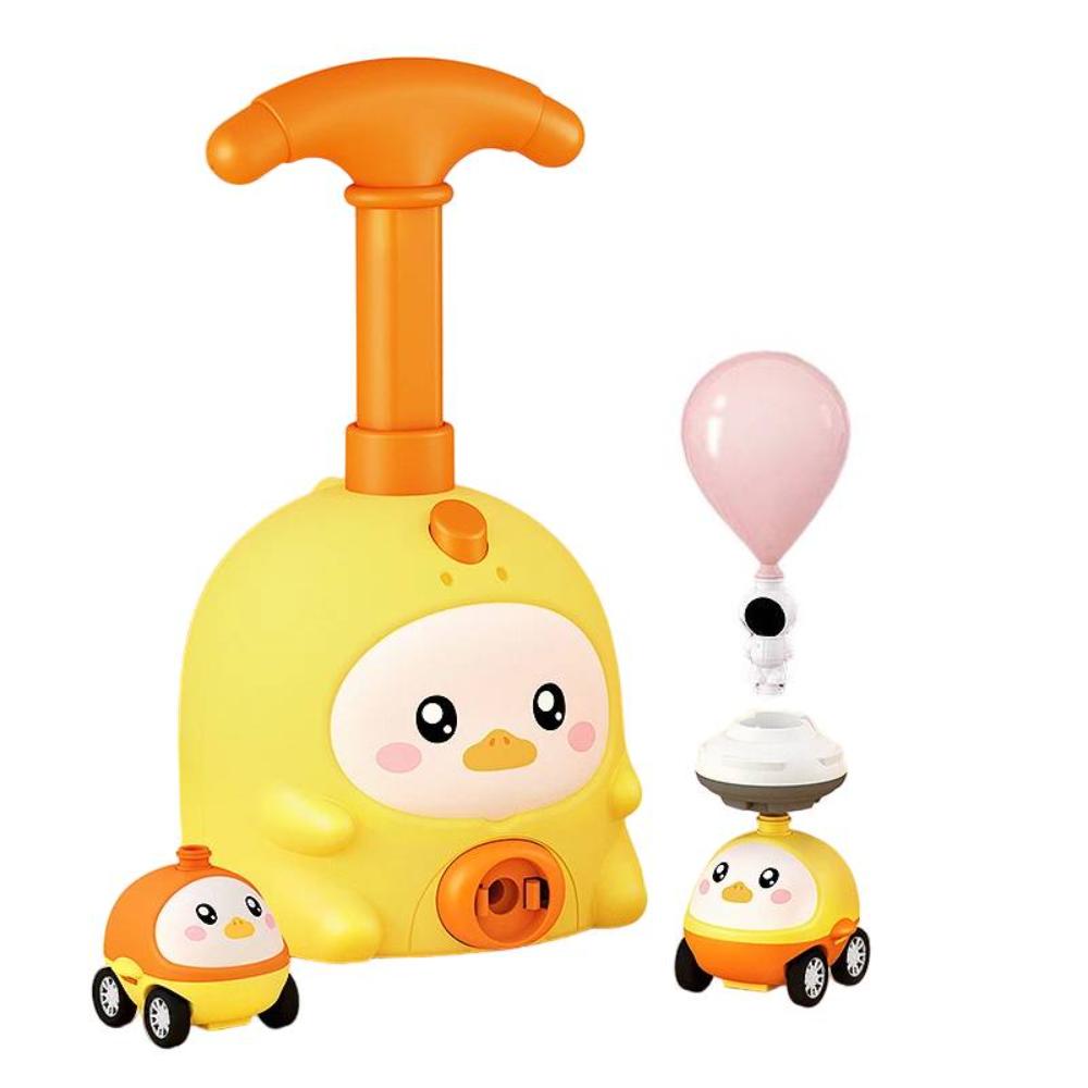 Happy Tiny Mart Aerodynamic Balloon Powered Vehicle and Rocket Launcher Set