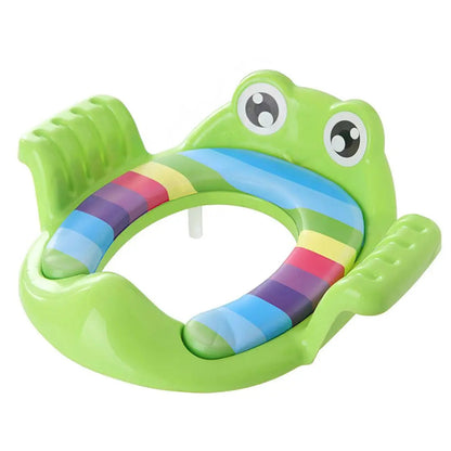 Plastic Portable Hand-held Potty Training Seat for Standard Toilet Seats