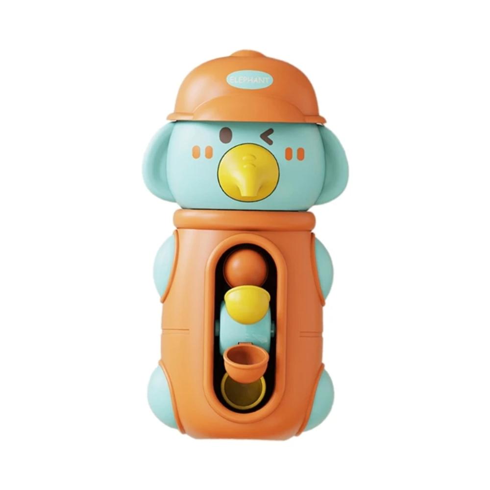 PE Plastic Duck and Elephant Waterwheel Bath Toy with Suction Cups