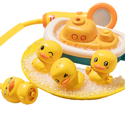 Happy Tiny Mart ABS Plastic Electric Duck Water Bath Toy with Shower Head