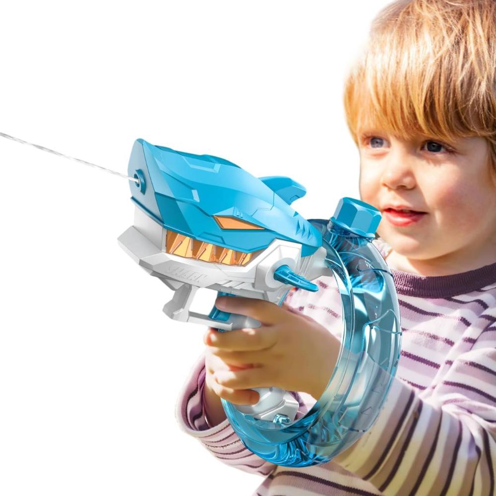 Plastic Shark Shaped Electric Water Soaker Toy with Automatic Motorized Mechanism