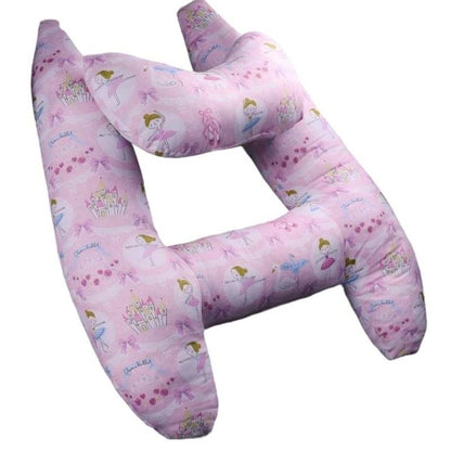 Happy Tiny Mart PP Cotton H-Shape Travel Pillow for Vehicular Head Support
