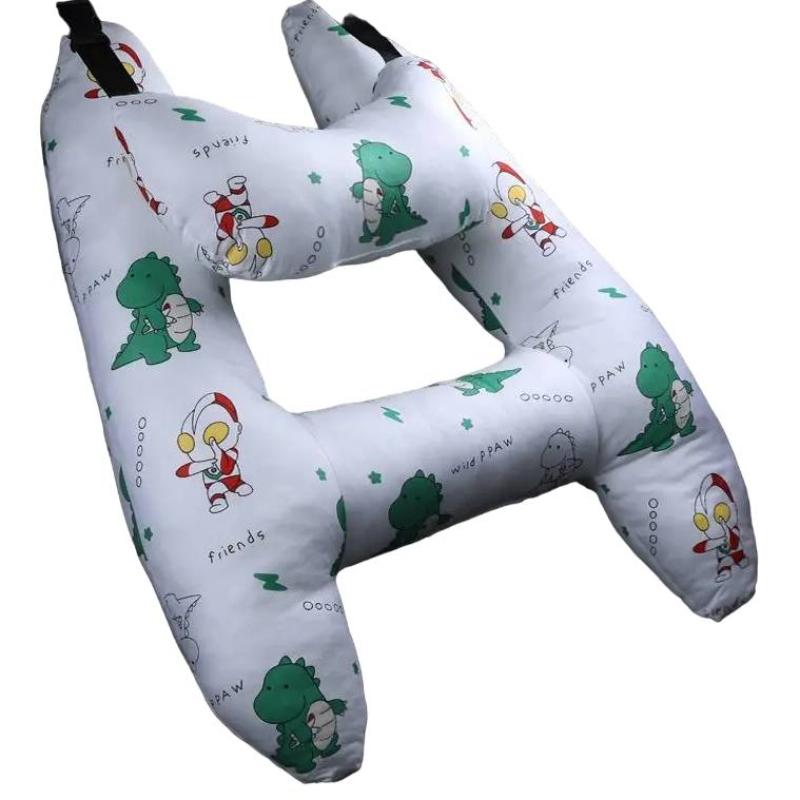 Happy Tiny Mart PP Cotton H-Shape Travel Pillow for Vehicular Head Support