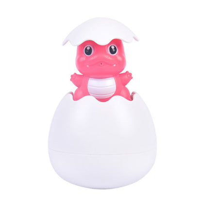 ABS Plastic Egg Shape Water Spraying Bath Toy for Infants