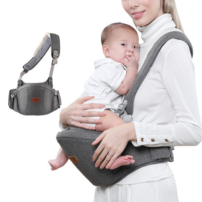 Happy Tiny Mart One Shoulder Polyester Hip Seat Baby Carrier 20kg Capacity