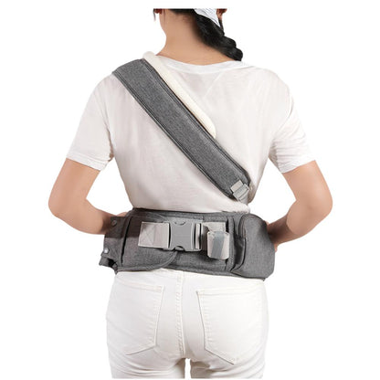 Happy Tiny Mart One Shoulder Polyester Hip Seat Baby Carrier 20kg Capacity