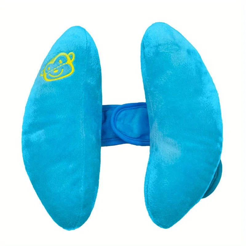 Infant Adjustable Polyester Cotton Head Support Pillow for Strollers and Seats
