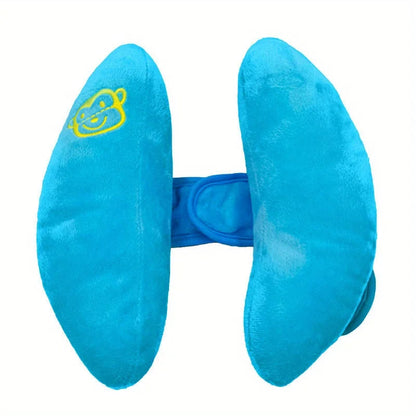 Infant Adjustable Polyester Cotton Head Support Pillow for Strollers and Seats