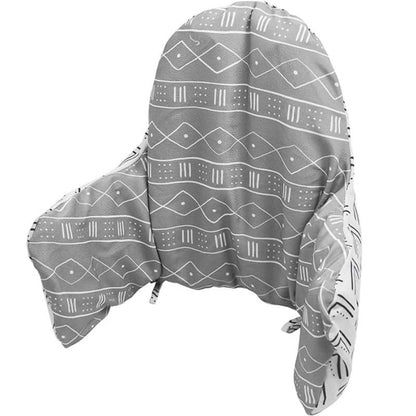 Inflatable Baby High Chair Backrest Support Cushion with Removable Cover