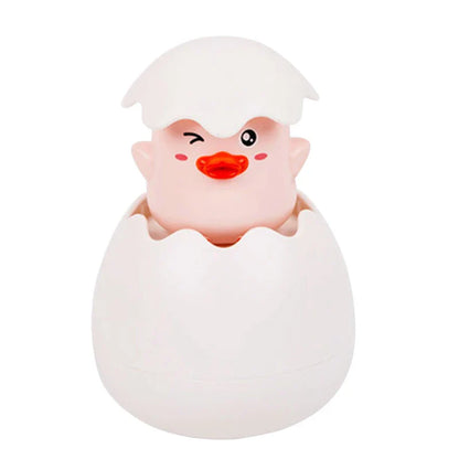 ABS Plastic Egg Shape Water Spraying Bath Toy for Infants