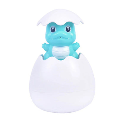 ABS Plastic Egg Shape Water Spraying Bath Toy for Infants
