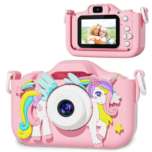 Happy Tiny Mart Dual Lens 1080P Digital Camera with Silicone Case
