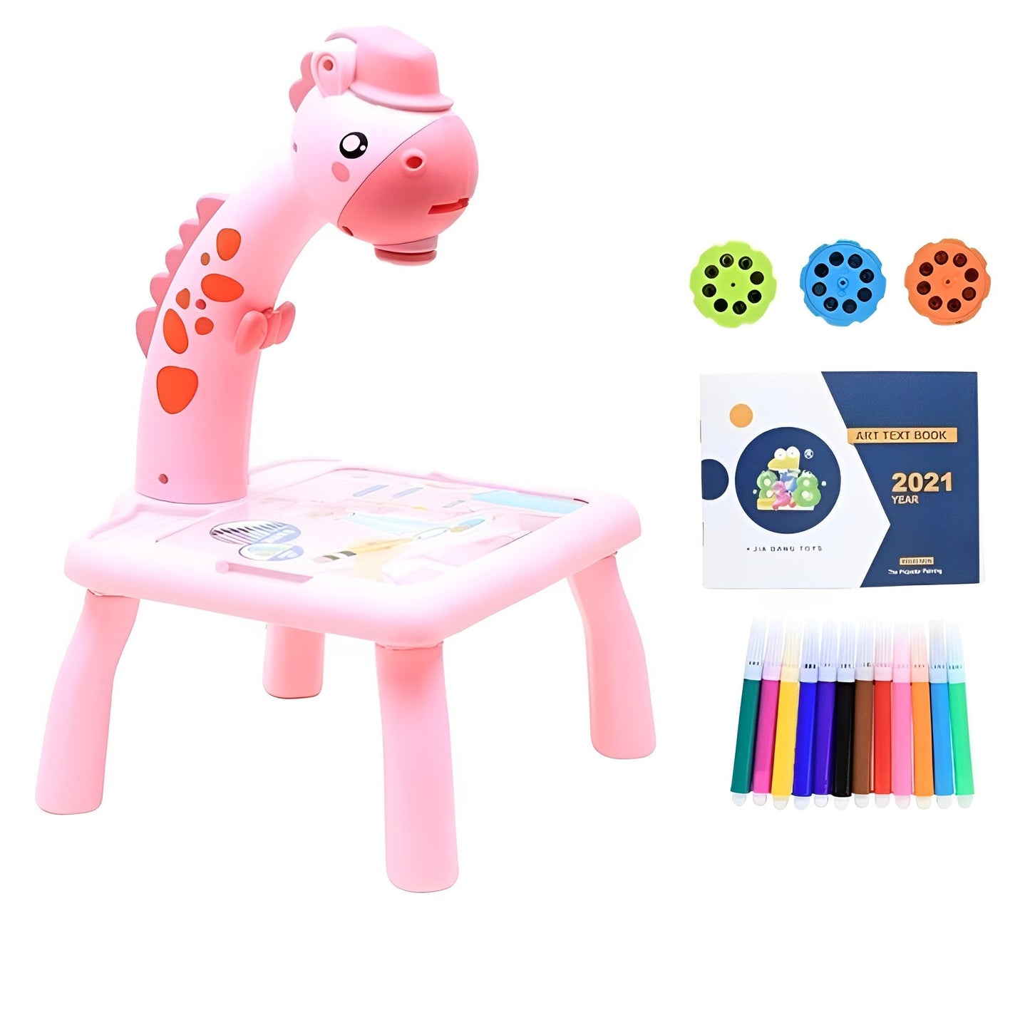 ABS Plastic LED Projection Drawing Table with Adjustable Light and Music
