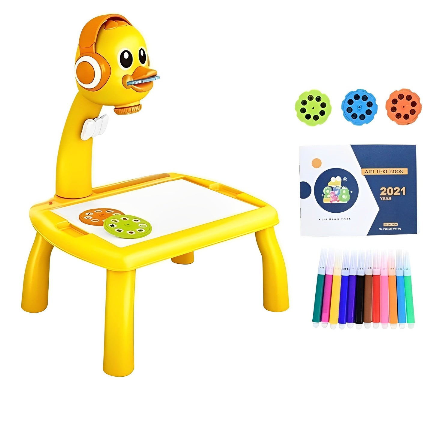 ABS Plastic LED Projection Drawing Table with Adjustable Light and Music