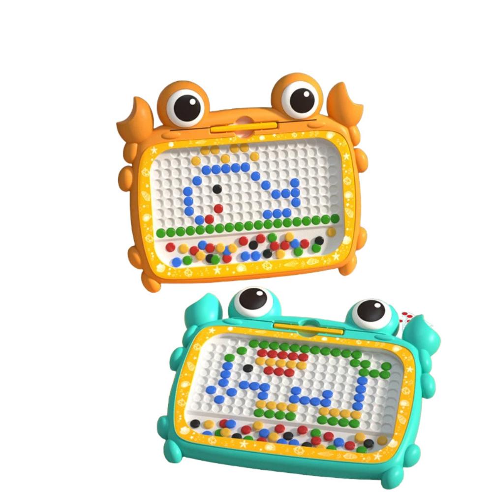 Happy Tiny Mart Polycarbonate Crab Shaped Magnetic Bead Drawing Board