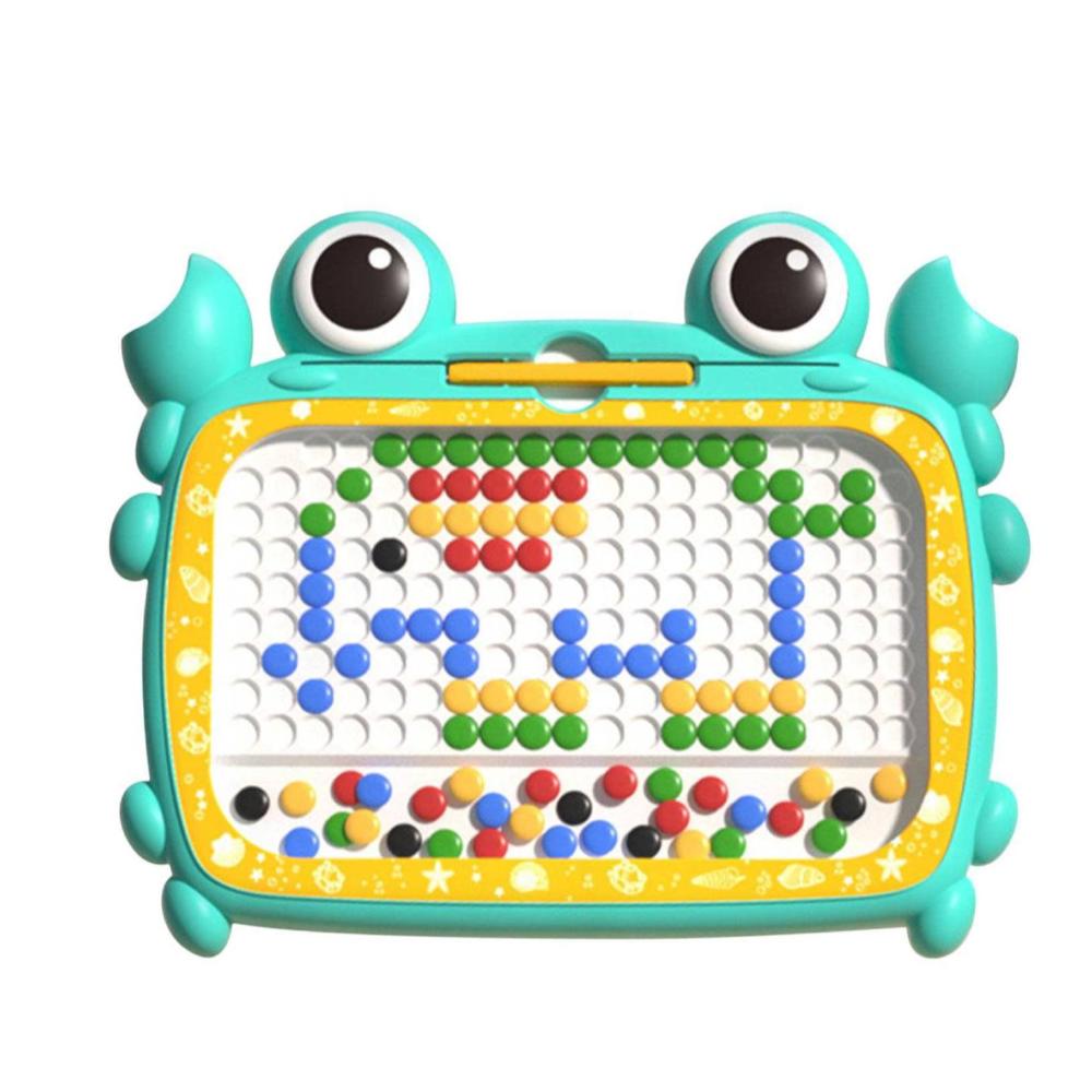 Happy Tiny Mart Polycarbonate Crab Shaped Magnetic Bead Drawing Board