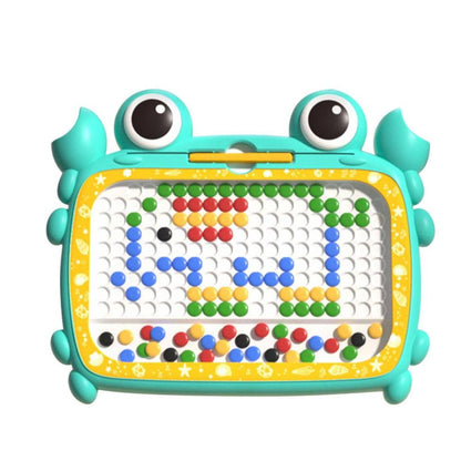 Happy Tiny Mart Polycarbonate Crab Shaped Magnetic Bead Drawing Board