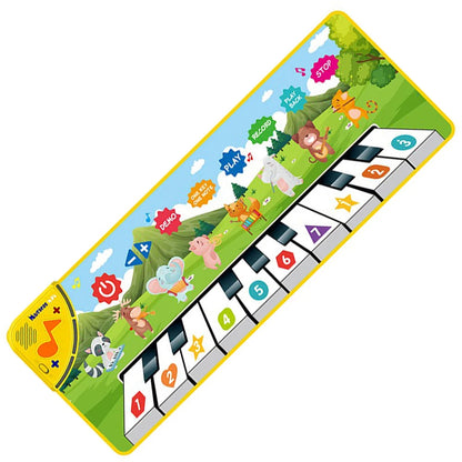 Non-Woven Fabric Electronic Piano Dance Mat With 17 Function Keys