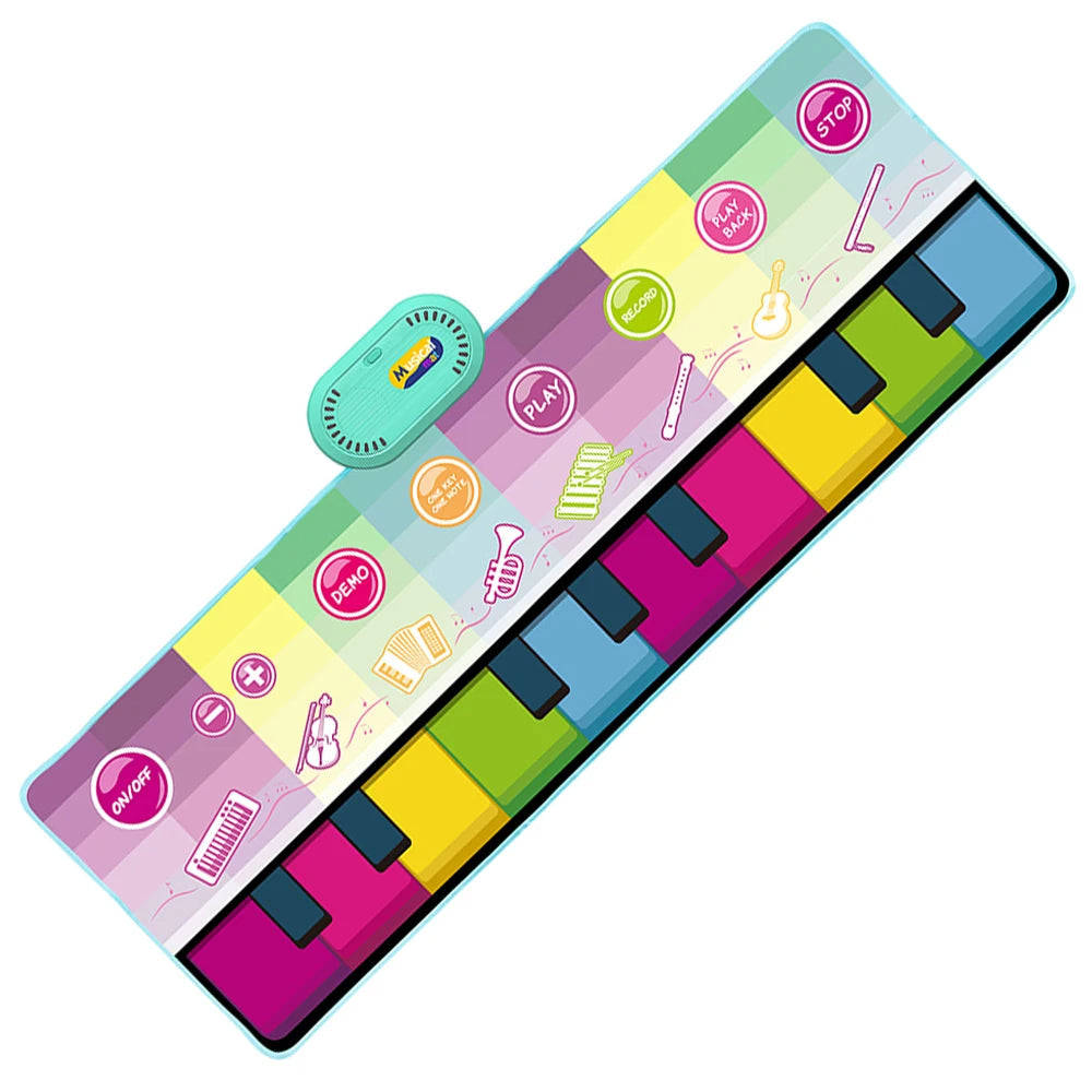 Non-Woven Fabric Electronic Piano Dance Mat With 17 Function Keys
