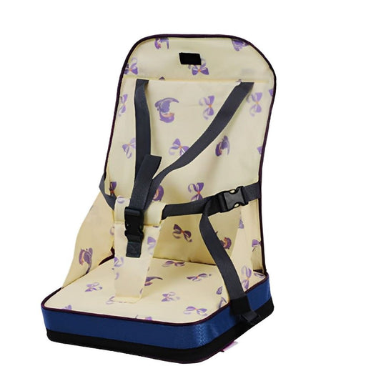 Portable Oxford Cloth Foldable Baby Highchair Booster Seat with Safety Straps