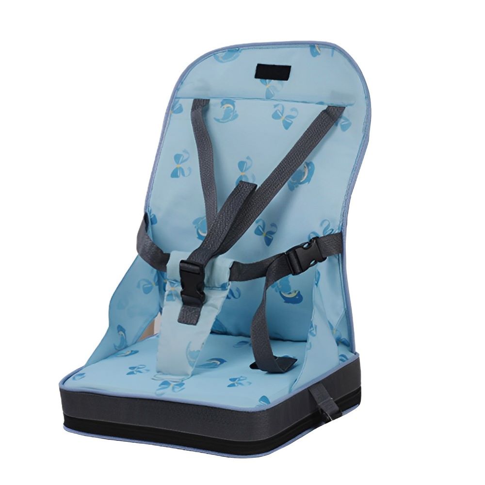 Portable Oxford Cloth Foldable Baby Highchair Booster Seat with Safety Straps