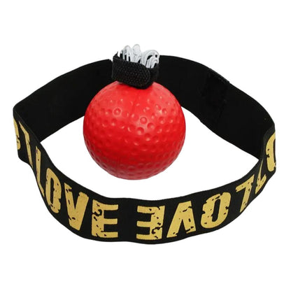 PU Material Adjustable Headband Reflex Boxing Ball for Coordination Training