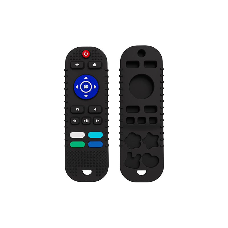 Happy Tiny Mart Silicone Remote Control Shaped Infant Teething Relief Toy