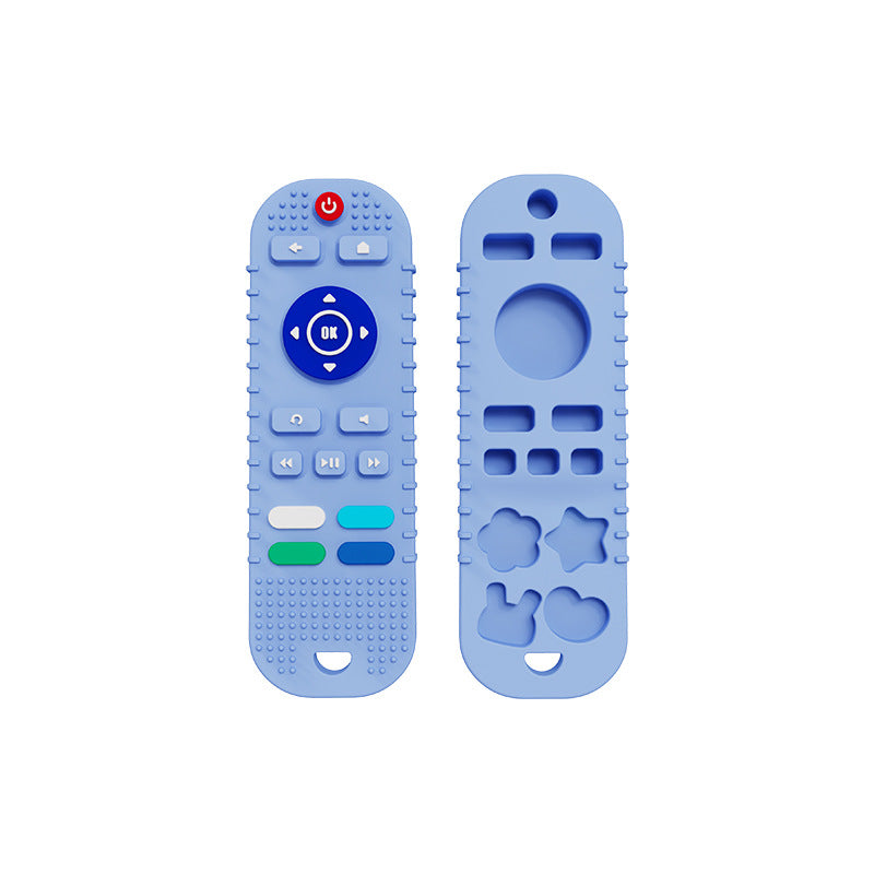 Happy Tiny Mart Silicone Remote Control Shaped Infant Teething Relief Toy