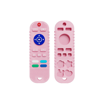 Happy Tiny Mart Silicone Remote Control Shaped Infant Teething Relief Toy
