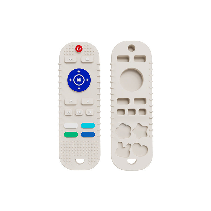 Happy Tiny Mart Silicone Remote Control Shaped Infant Teething Relief Toy