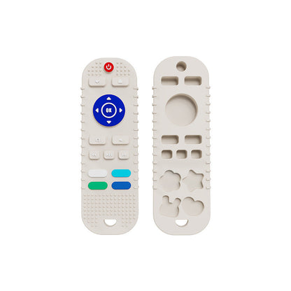 Happy Tiny Mart Silicone Remote Control Shaped Infant Teething Relief Toy