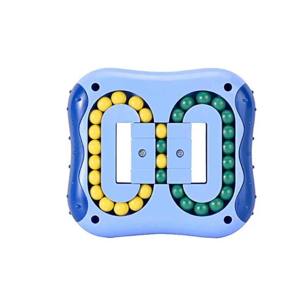 ABS Plastic Rotating Bean Cube Puzzle Toy for Logic and Motor Skills