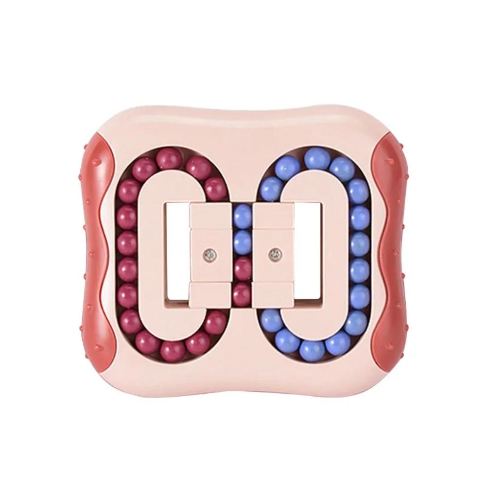 ABS Plastic Rotating Bean Cube Puzzle Toy for Logic and Motor Skills