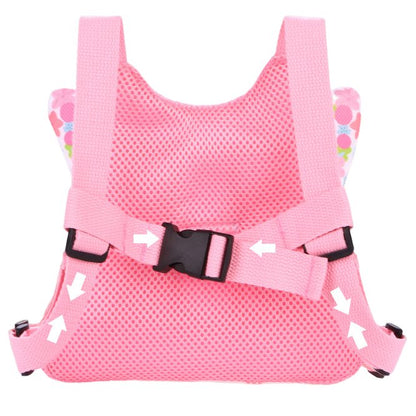Cotton and Nylon Toddler Safety Walking Harness Backpack with Adjustable Straps