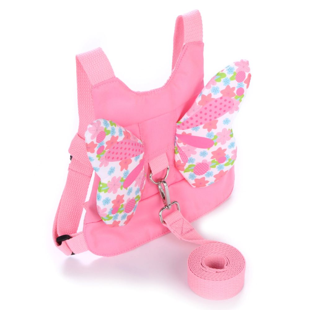 Cotton and Nylon Toddler Safety Walking Harness Backpack with Adjustable Straps