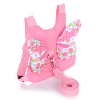 Cotton and Nylon Toddler Safety Walking Harness Backpack with Adjustable Straps