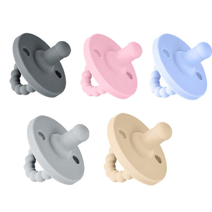 Happy Tiny Mart Medical Grade Silicone Pacifier and Teether for Infants