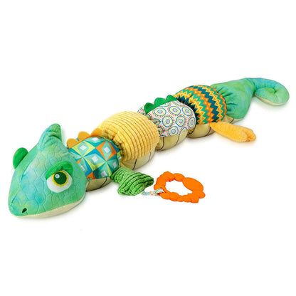 Happy Tiny Mart Plush Animal Musical Toy with Integrated Height Measurement Scale