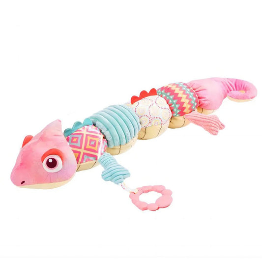 Happy Tiny Mart Plush Animal Musical Toy with Integrated Height Measurement Scale