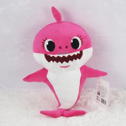 Electronic Shark Shaped Textile Toy with Integrated Sound Playback Module