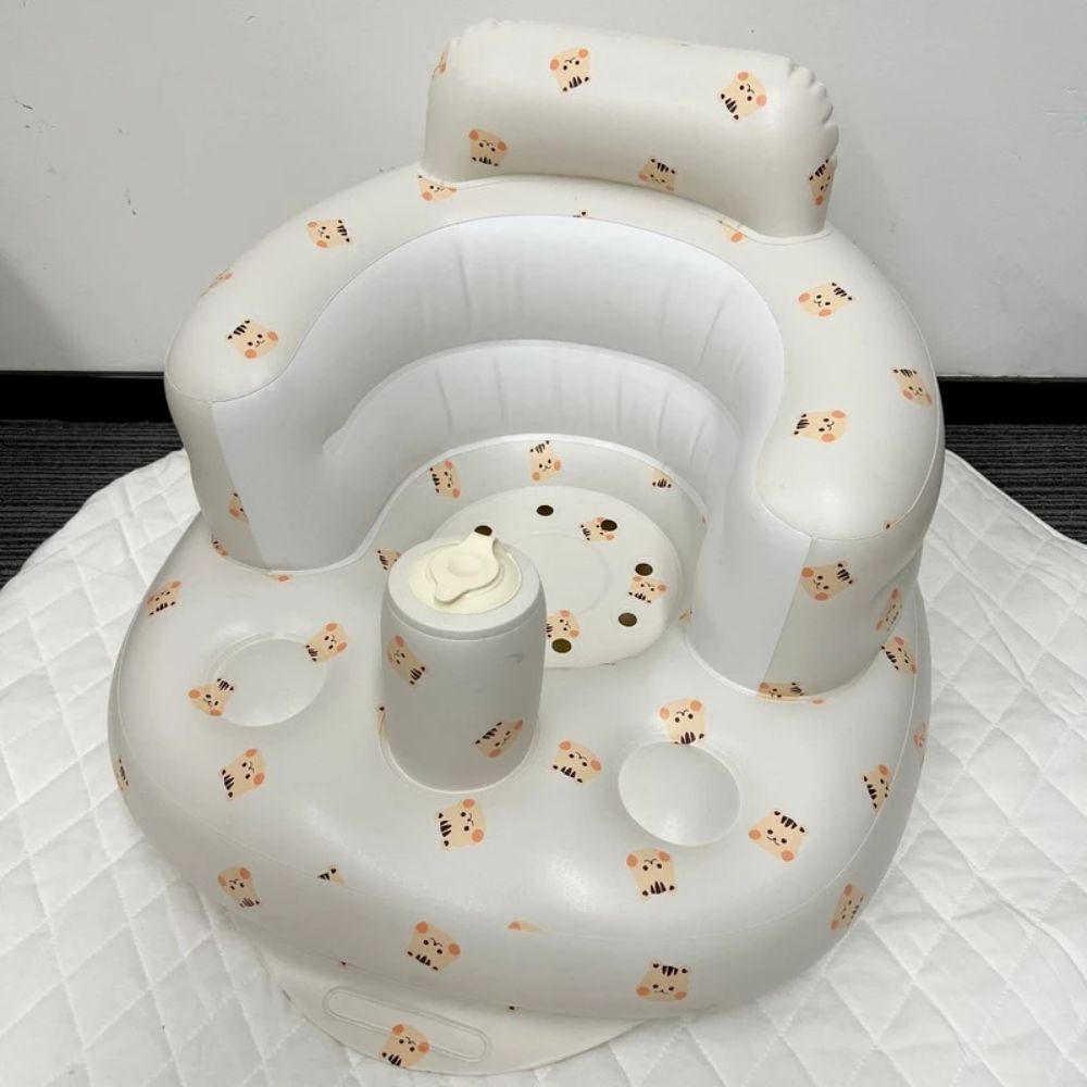 Inflatable PVC Posture Support Seat with Integrated Manual Air Pump