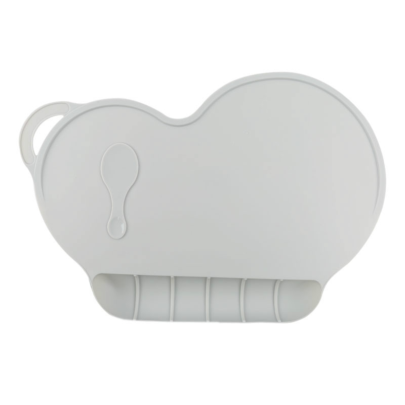 Food Grade Silicone Portable Placemat with Suction Base and Crumb Catcher